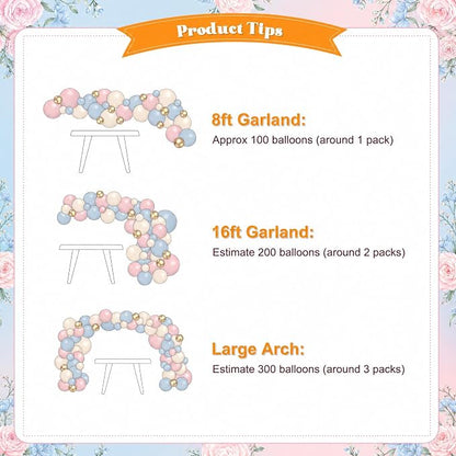Gender Reveal Balloon Arch Kit for Gender Reveal Baby Shower Decorations | Pink - Image 7