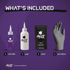 Splat Lusty Lavender Semi Permanent Hair Dye Kit with Bleach, 1 Application, Includes Purple Hair Dye, Oxide & Bleach Powder, Vegan & Cruelty Free Hair Color
