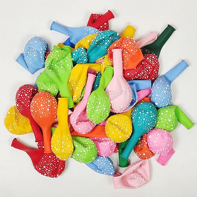 12 Inch Printed Star Multicolor Balloons - Image 5
