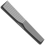 Styling Comb (2 Pack) | Professional 7 Inch Black Carbon Fiber Anti Static Chemical And Heat Resistant Comb For All Hair Types | Fine and Wide Tooth | For Men and Women | By Bardeau Essentials