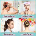 LEOBRO Spa Headband, Makeup and Skincare Headbands for Women, Headband for Washing Face, Face Wash Skin Care Make Up Headbands, with Hair Scrunchies, Christmas Gifts for Teens, Girls, Women