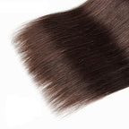 28 30 32 Inch Color 4 Bundles Human Hair Dark Brown Straight Bundles Niegmeag Brazilian Virgin Remy Hair Extensions Double Weft Soft and Silky Chocolate Brown Straight Bundle 150g
