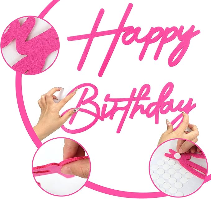 Happy Birthday Sign for Backdrop - Image 4