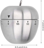 fruit Shaped Timer Stainless Steel Mechanical Cooking Countdown Alarm Timer Kitchen Reminder for Hair Color Processing , Kitchen Timer , Cooking , Baking , Kitchen Timer , fruit Shaped Timer Stainless