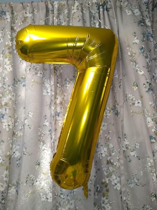 Number Balloons 40 Inch Gold 6 Balloon - Image 2