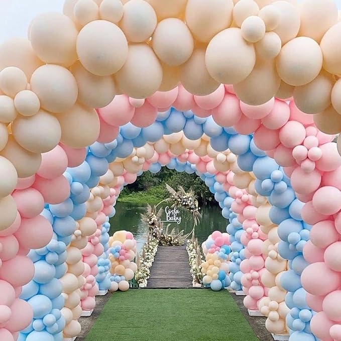 YALLOVE 150-Pack White Balloon Arch Quad Connector Clips | DIY Flower Shape - Image 7