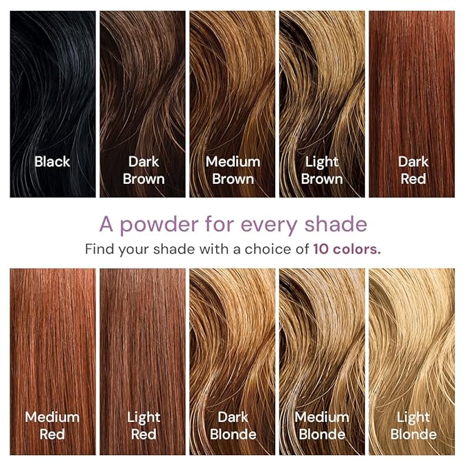 Style Edit Root Touch Up Powder, to Cover Up Dark Roots and Grays Between Salon Visits, Water Resistant, Non-Sticky, Compact And Mess-Free, Light Brown Hair Color (Pack of 3)