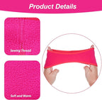 Sucrain 4 Pcs kids Ear Muffs Winter Stretch Ear Warmer Fleece Headband for Girls Boys Outside Sporting Running Ski Cycling