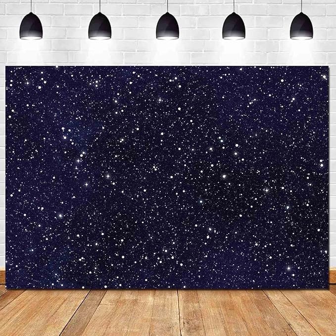 HQM Night Sky Star Universe Space Starry Photography Backdrops Kids Boy or Girl by HQM