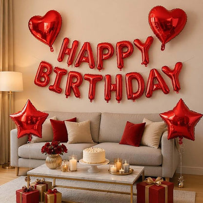 Red Birthday Decorations - Image 3