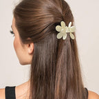 8PCS Hair Clips for Women, Flower Claw Clips for Thick Hair, Non-Slip Hair Accessories with Multi-Styles, Neutral Colors Hair Claw Clips and Variety Pack, Ideal for Girls