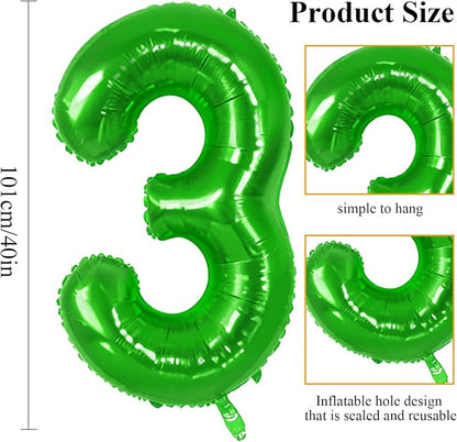 Number 63 Balloons for 63rd Birthday Party Decorations, 0-100 Large No.63 - Image 2