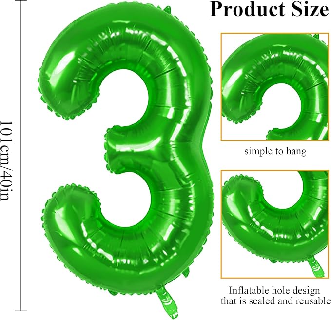 Number 73 Balloons for 73rd Birthday Party Decorations, 0-100 Large No.73 - Image 2