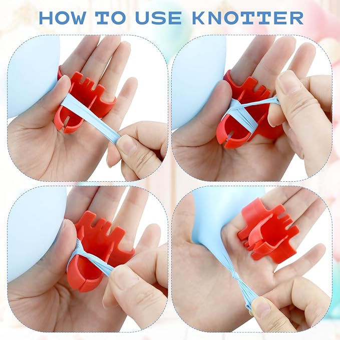 Balloon Arch Kit, 100 Glue Point Dots, 80 Flower Clips, 1 Tying Tool, Reusable - Image 5