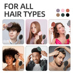 Mini Hair Bursh for Women,girls-Protable Travel Size Hair Brush for Pockets,Purse,backpack-Mini Detangler Brush for All Hair Types,Small Hair Brush for Detangling(1 Pack-Black)