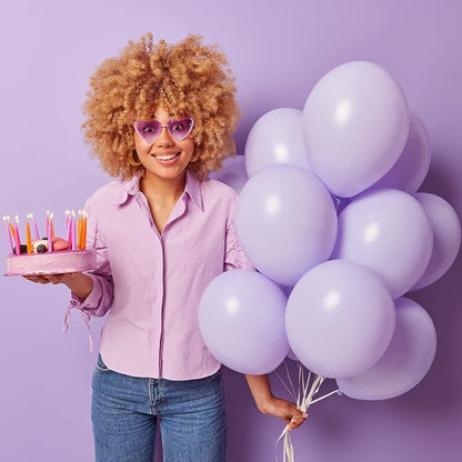 RUBFAC Lavender Purple Balloons Different Sizes 105pcs 5/10/12/18 Inches - Image 4