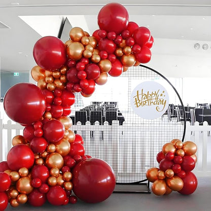 Dark Red Balloons 12 inch - Image 6