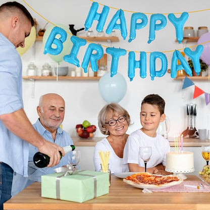 LIOZEOKUN Happy Birthday Balloon Letters 16 inch Mylar Foil Birthday Balloons - Image 5