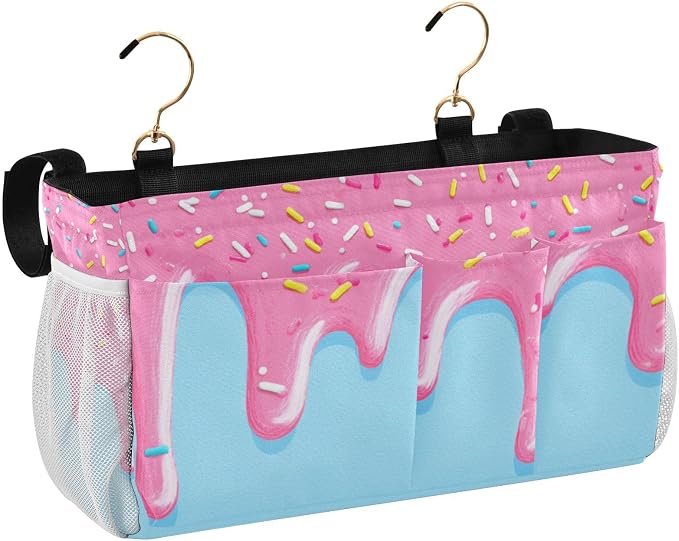 Bedside Caddy Hanging Bunk Bed Caddy Bed Organizer Hanging Pocket - Image 2