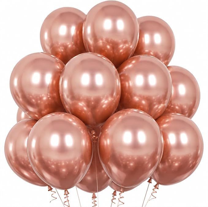 Rose Gold Balloons by Togvu