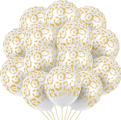 Gejoy 36 Pcs Cheetah Balloons Leopard Print Balloons 12 Inch Spots Latex by Unknown