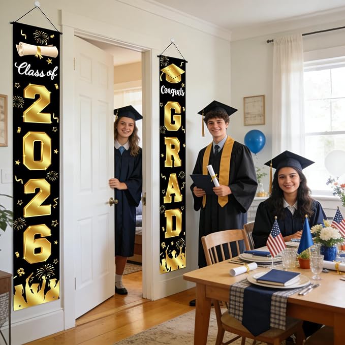 Graduation Decorations 2026 Porch Banner, Graduation Banner Class of 2026 - Image 7