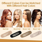 Small Flat Hair Clips for Women Lay Down Clips for Thin Hair Accessories 8pack