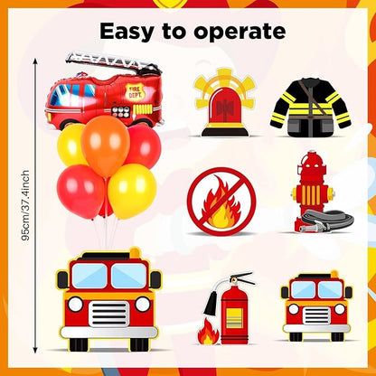 6 Sets Fire Fighting Party Balloon Stand Kit - Image 5