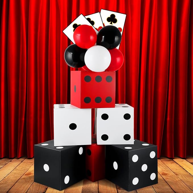 60 Pcs Casino Theme Party Decoration Casino Party Boxes Balloon Poker Cards 11 - Image 4