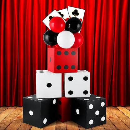60 Pcs Casino Theme Party Decoration Casino Party Boxes Balloon Poker Cards 11 - Image 4