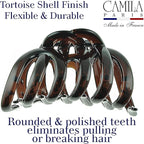 Camila Paris AD718 Octopus French Hair Clips for Women Thick Hair, Large Hair Clips for Thick Hair for Curly Wavy Long Hair, Strong No-Slip Grip Hair Claw Clip Big Hair Clips for Women. Made in France
