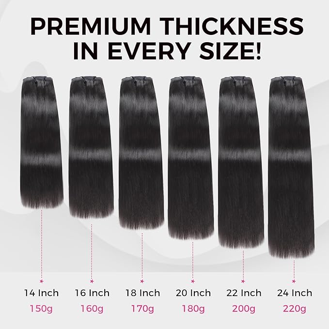 Lashey Seamless Clip in Hair Extensions Human Hair Extensions, 200g 9pcs Straight Natural Black Fuller Real Human Hair Clip in Extensions 22 Inch