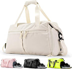 Weekender Duffel Bag with Shoe Compartment And Wet Pocket-Luggage Everyday Overnight Bag for Men and Women Travel-Carry On Gym Bag
