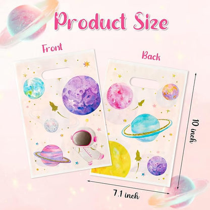 ANGOLIO 50PCS Pink Space Theme Party Bags - Image 2