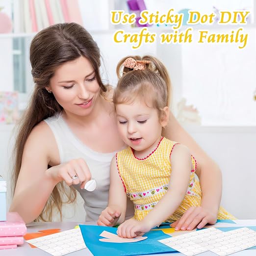 JANYUN 560 Pcs Double Sided Sticky Dots Removable Round 30 mm Putty Dots - Image 4