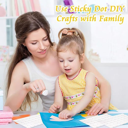 JANYUN 560 Pcs Double Sided Sticky Dots Removable Round 30 mm Putty Dots - Image 4