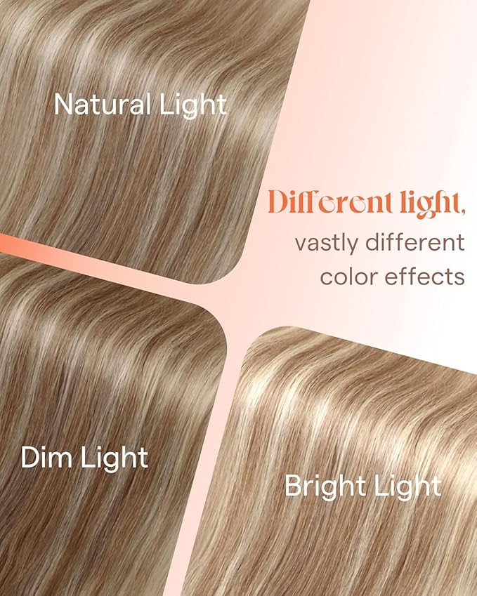Sunny Hair Blonde Tape in Hair Extensions Human Hair Remy Hair Extensions Real Human Hair Tape in 18inch Human Hair Extensions Tape in 10Pcs 25g