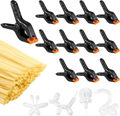 LemonRoad 12 Pack Large Balloon Arch Clips 4.5 Inch Heavy Duty Clips 100pcs - Image 7