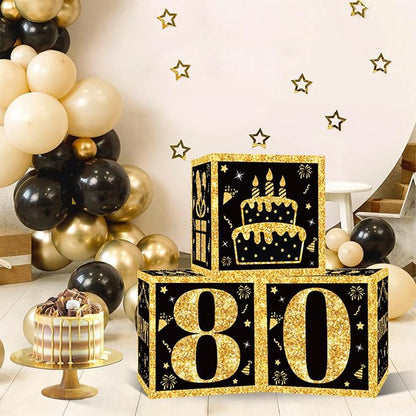 80th Birthday Decorations Boxes - Image 2