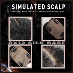 Real Human Hair Topper for Thinning Hair Women Clip in Straight Hairpiece Silk Base Natural Black 12 in