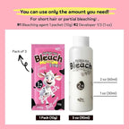 eZn Highlight Hair Bleach Kit, 4.23oz Korean Cruelty-Free Hair Lightener, Lifts Up to 6 Levels, Includes Tint Tray, Brush, and Complete Lightening System