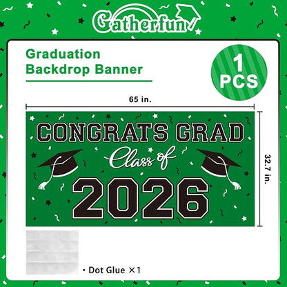 2026 Graduation Party Plastic Backdrop - Image 2