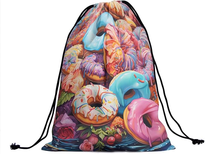 Watercolor Donuts Gymnastics Grip Bag - Image 2