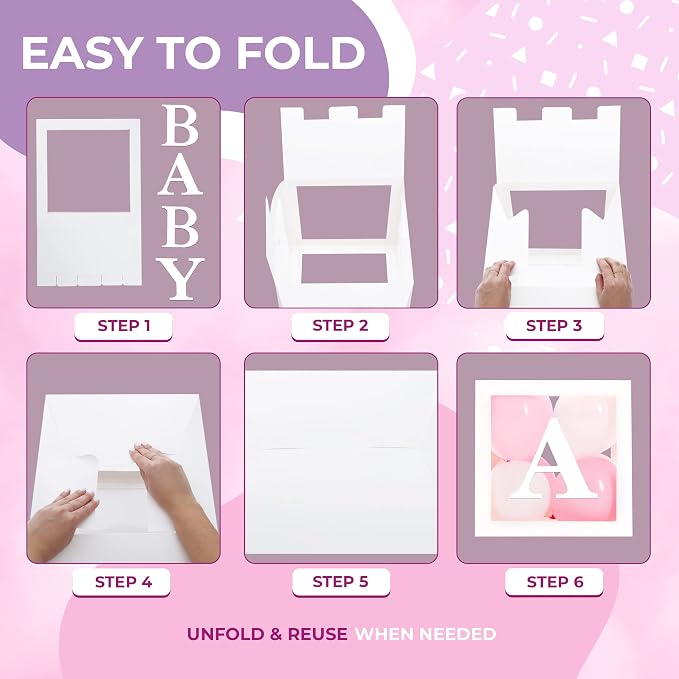 44-Piece Baby Shower Decorations - Image 5