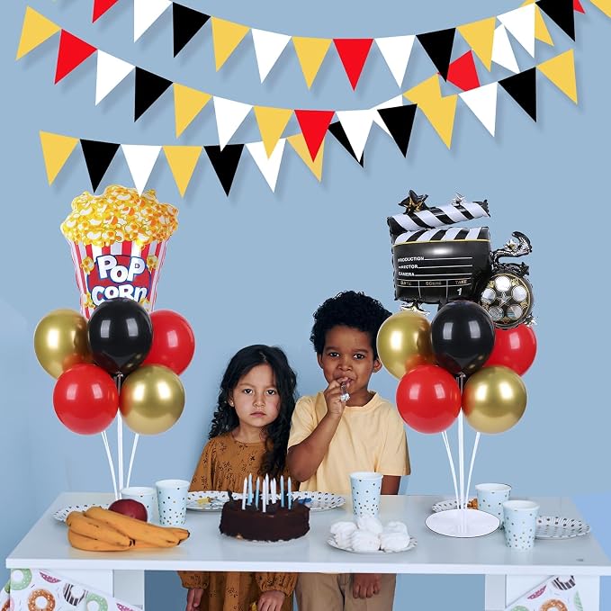 Movie Night Party Balloons Stand Kit 2 Sets - Image 5