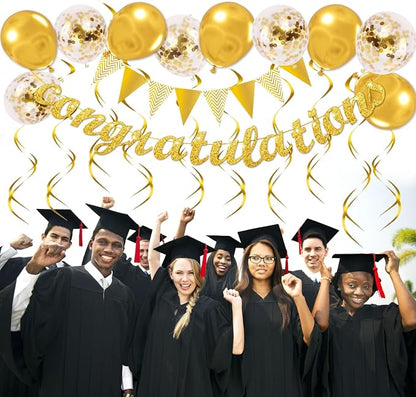 Congratulations Banner Kit for Graduation Party Decorations, Class of 2026 - Image 3