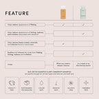 OUAI Anti Dandruff Shampoo - Soothing Salicylic Acid Shampoo for Flaky, Dry and Itchy Scalp - Reduces Itching, Redness and Irritation - Sulfate Free Scalp Care (10 Fl Oz)