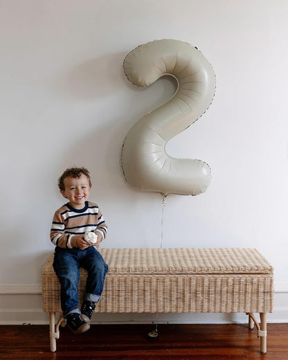 Cream Number 2 Balloon 40 Inch - Image 7