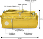 Baboon to the Moon Go-Bag Small 40L – Detachable Straps, Small Duffle Bag for Travel, Gym Bag for Women, Mens Travel Bag, Duffel Bags for Traveling, Travel Duffel Bags for Women (Amber)