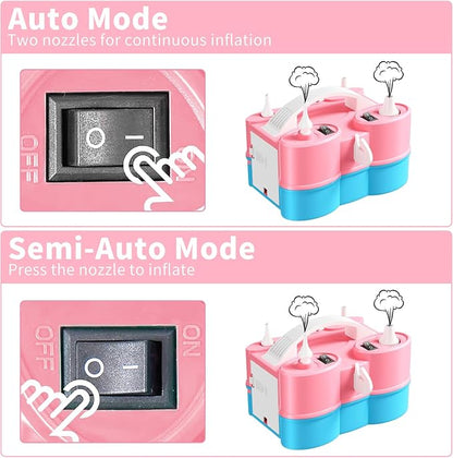 Biapian Balloon Pump Electric, 3-in-1 Portable Electric Air Pump - Image 9